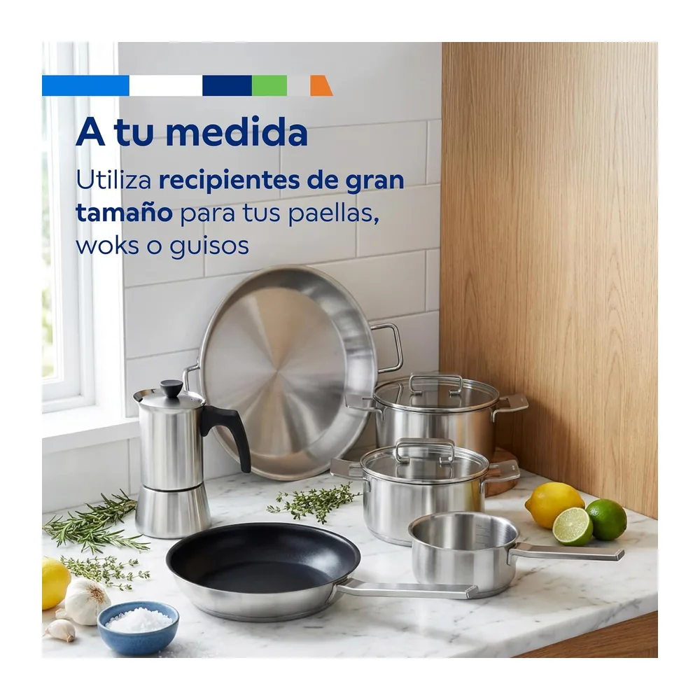 Balay, Placa Vitrocerámica, 60 cm, Zona doble de 21/28 cm, Negro, 3EB715LR — 4