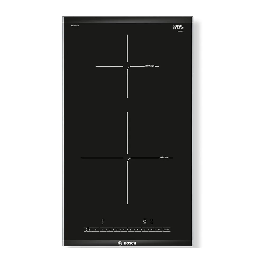 Bosch, Placa Inducción, Serie 6, 30cm, 2 Zonas, negro, PIB375FB1E — 4
