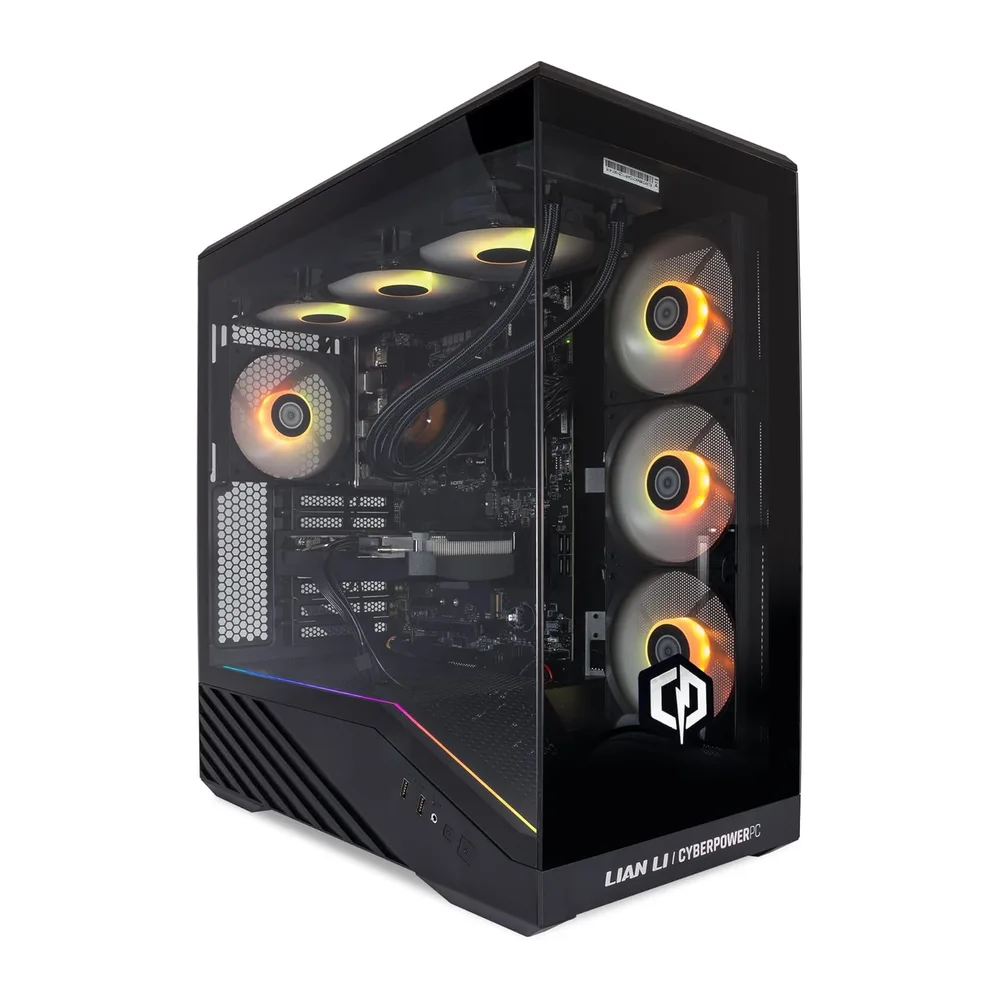 CYBERPOWERPC Luxe Gaming PC - AMD Ryzen 7 9800X3D, Nvidia RTX 5080 16GB, 32GB RAM, 1TB NVMe SSD, 850W 80+