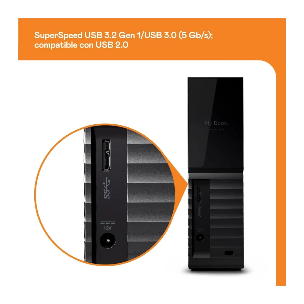 WD 8TB My Book Disco Duro Externo de Escritorio — 6