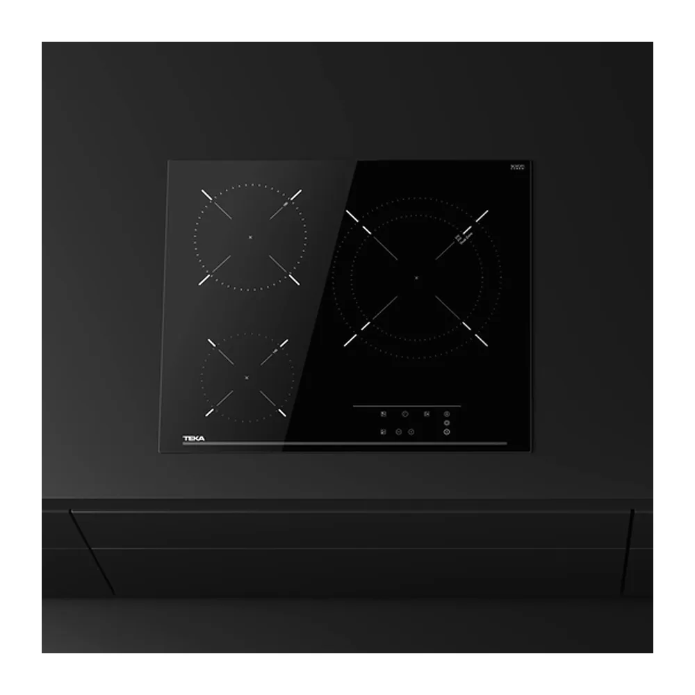 TEKA Placa Vitrocerámica 60 cm, 3 Fuegos, Touch Control, Función Stop & Go, Indicador de Calor Residual, — 4