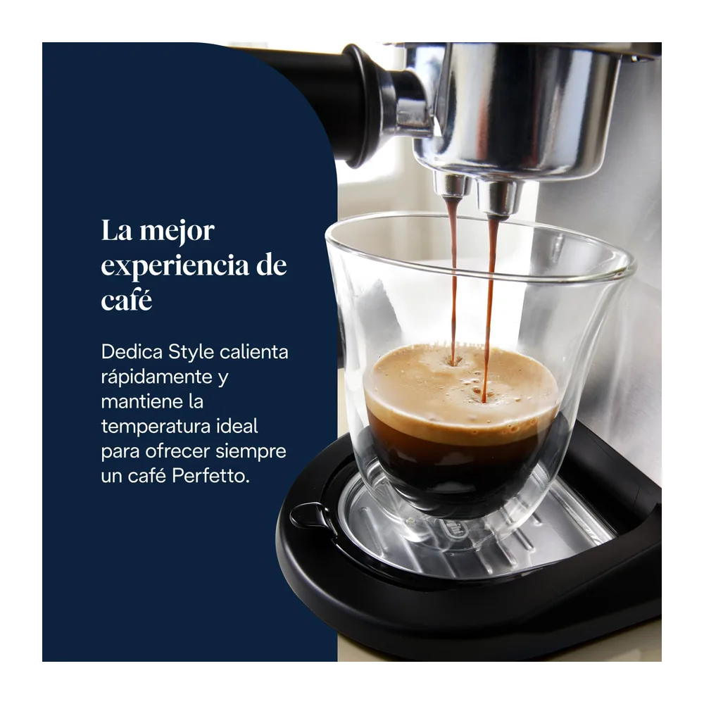 De'Longhi Dedica Style - Cafetera Espresso Manual con Espumador Manual — 3