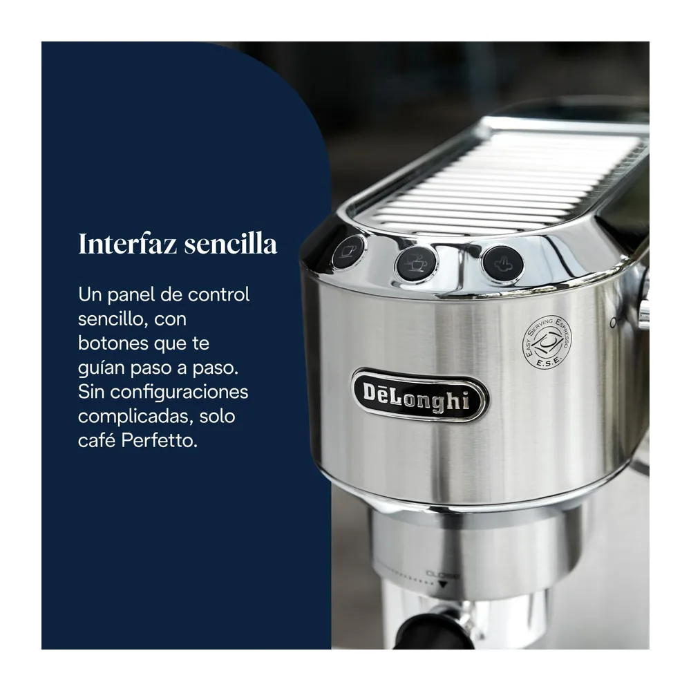 De'Longhi Dedica Style - Cafetera Espresso Manual con Espumador Manual — 5