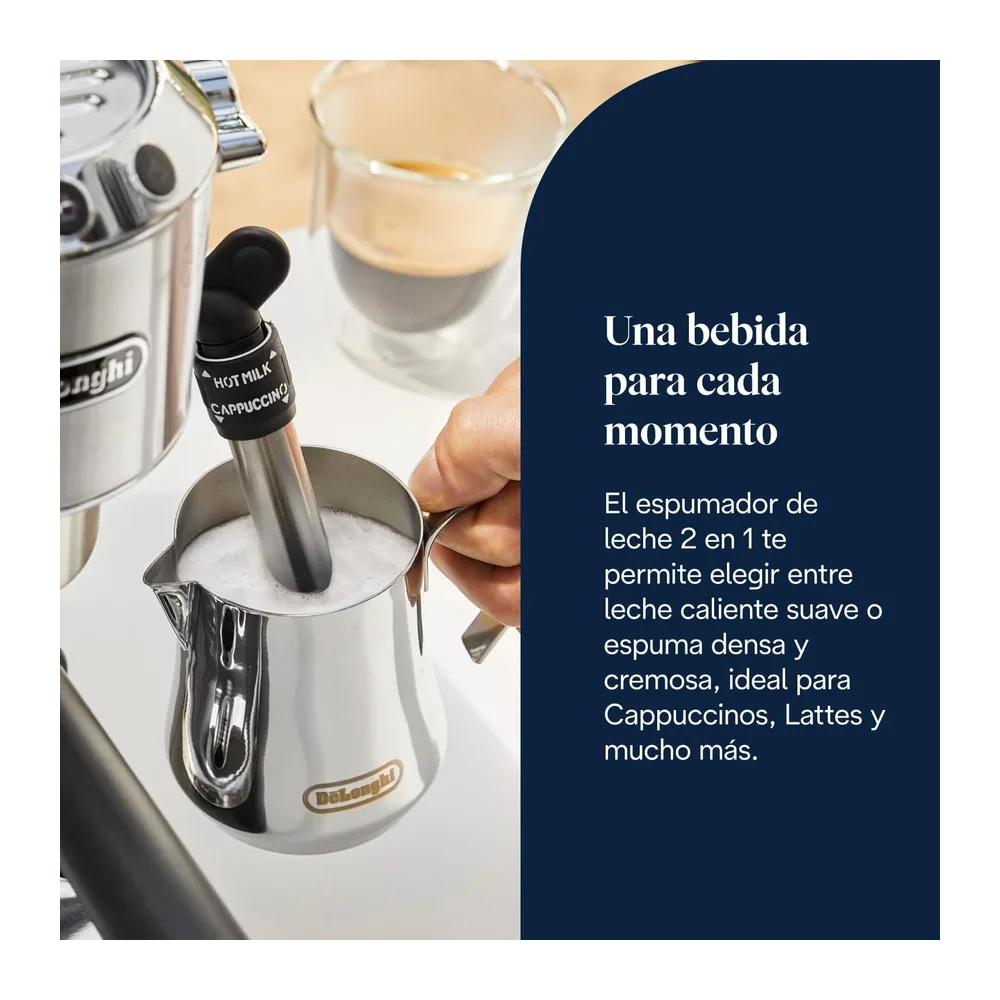 De'Longhi Dedica Style - Cafetera Espresso Manual con Espumador Manual — 6