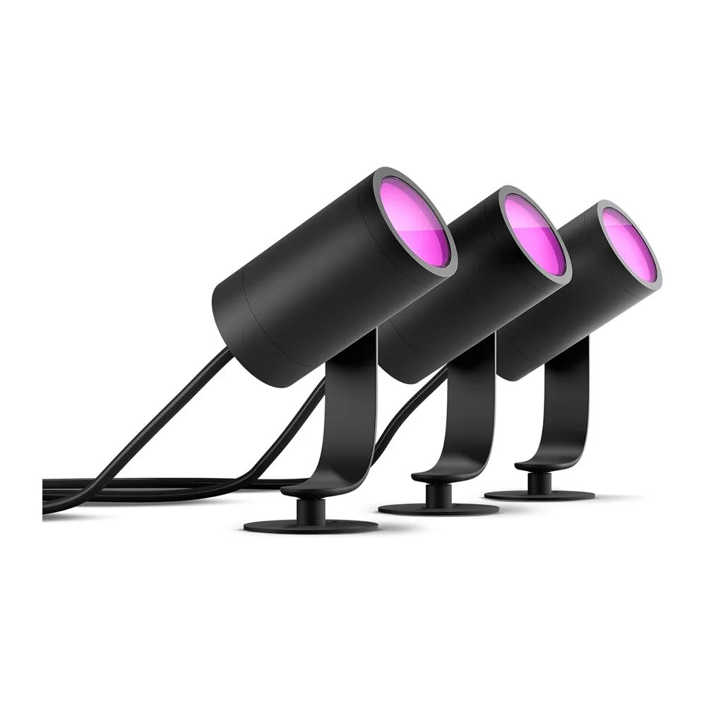Philips Hue Lily 3 focos led de exterior inteligentes (IP44)