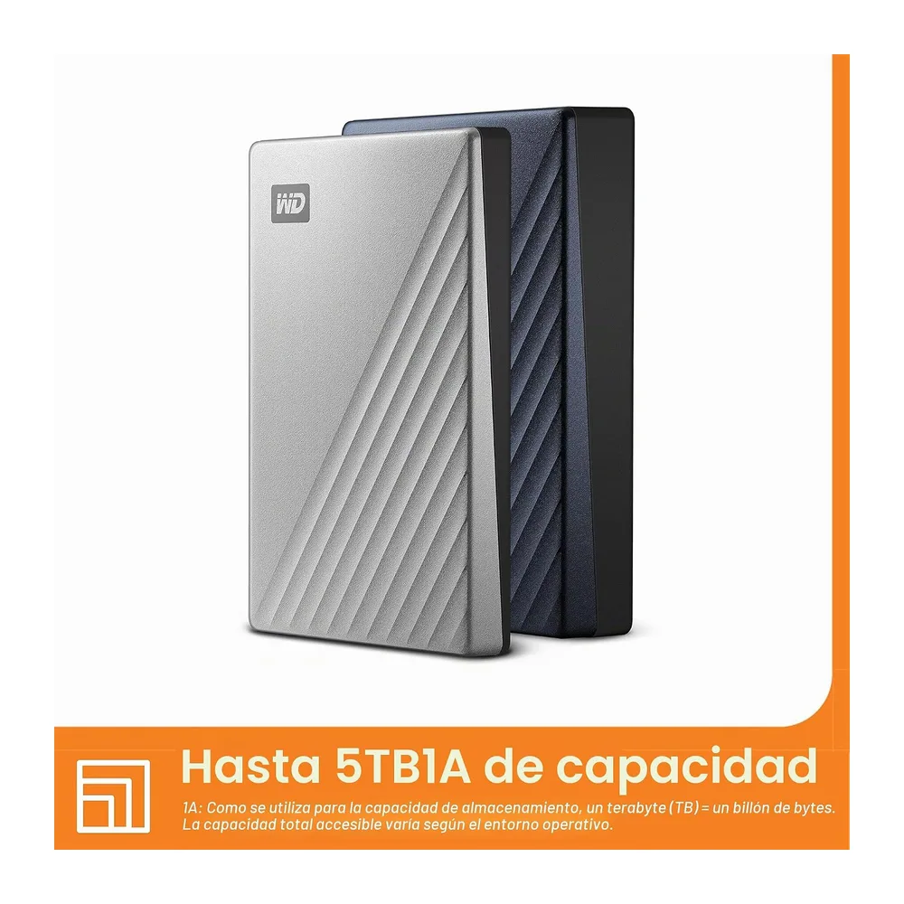 WD 4TB My Passport Ultra Disco Duro Externo Portátil — 3