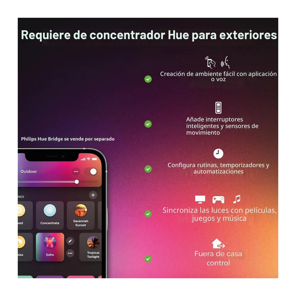 Philips Hue Discover Foco led Proyector exterior — 6