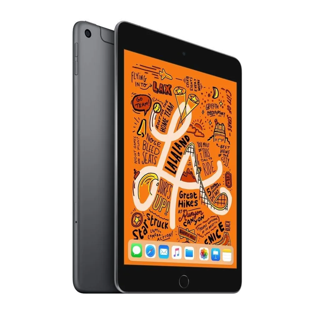 Apple iPad mini (5.ª Generación, 7.9-Pulgadas, 2019), 256GB, Wi-Fi + Cellular, Gris Espacial (Reacondicionado)