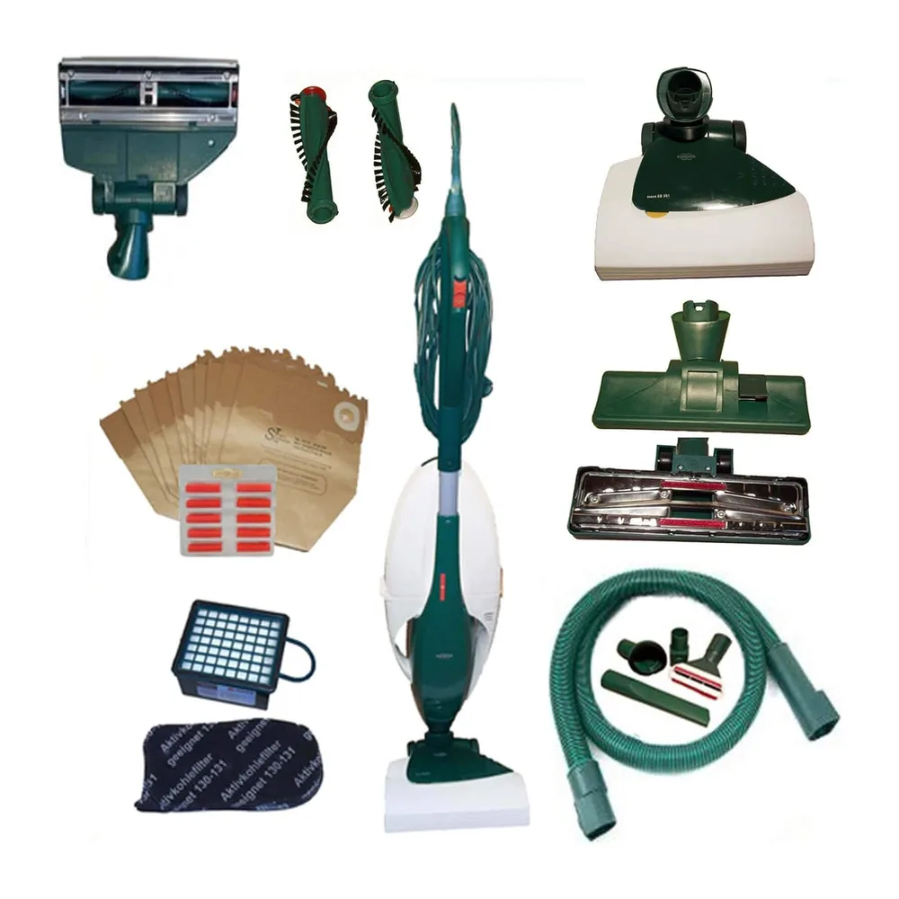 JaTop Vorwerk Aspiradora Kobold 131 - Cepillo eléctrico conmutable, el Mejor Rendimiento garantizado al