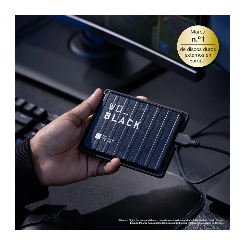 WD_BLACK P10 5TB Game Drive HDD portátil — 2
