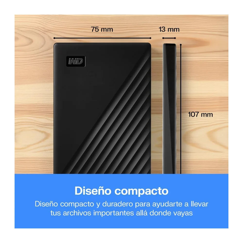 WD 2TB My Passport Disco Duro Externo Portátil — 5