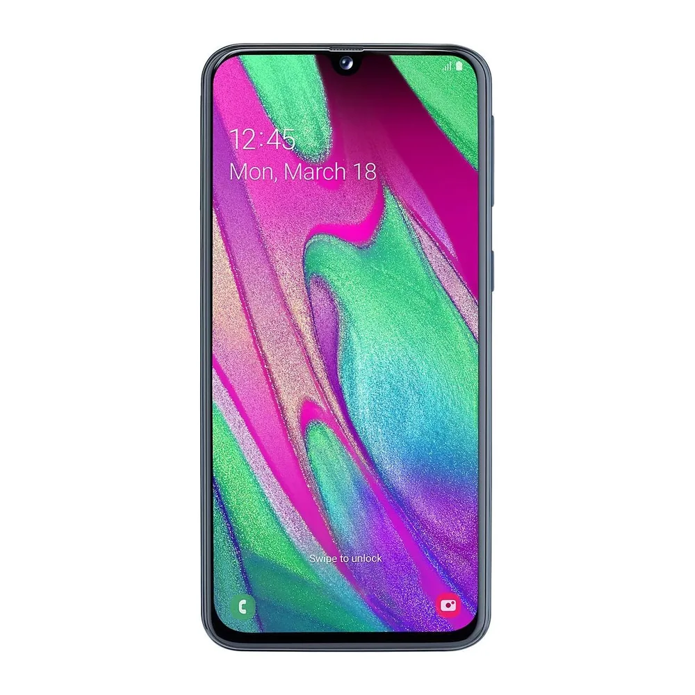 2019 Samsung Galaxy A40 Dual SIM 64GB - Negro (Reacondicionado)