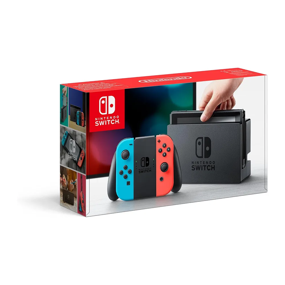 Nintendo Switch 2019 con Joy-Con - Azul y Rojo (Reacondicionado)