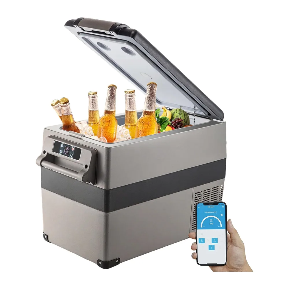 VEVOR Refrigerador para Coche 55 L Mini Caja del Congelador Caja Fresca Mini Frigorífico Coche Mini Nevera