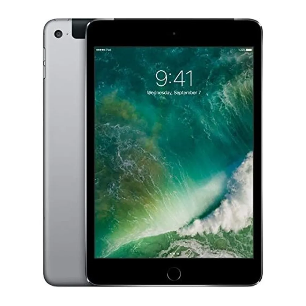 Apple iPad mini (4th Generation, 7.9-Pulgadas, 2015), 64GB, Wi-Fi + Cellular, Gris Espacial (Reacondicionado)