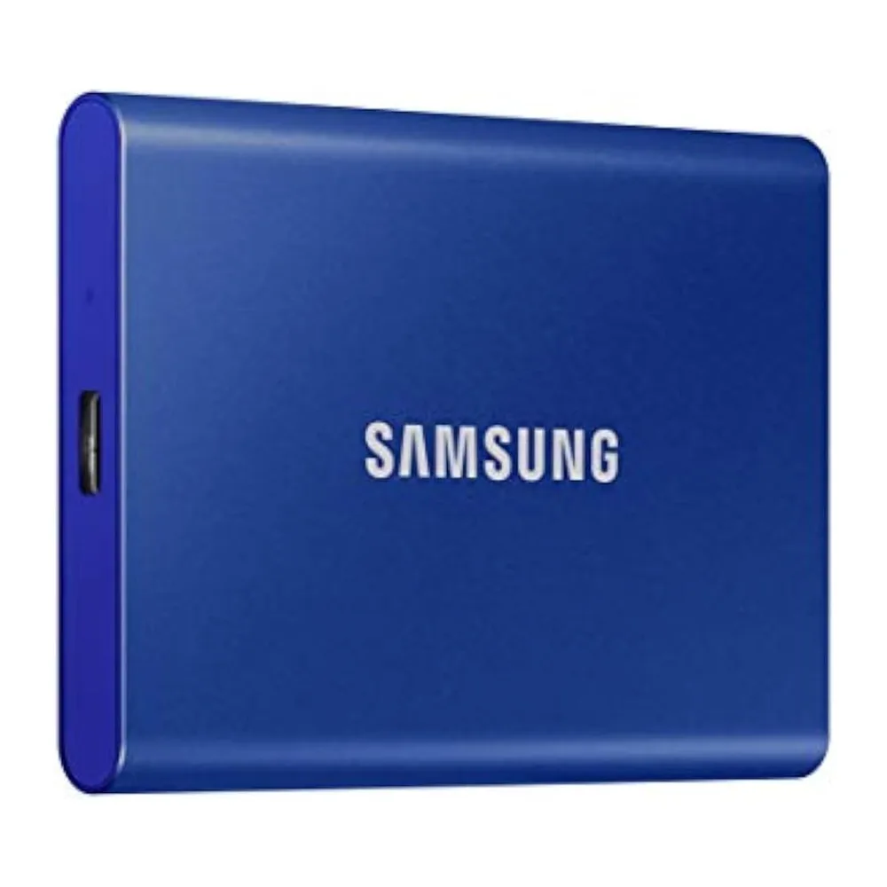Samsung T7 Portable SSD - 1 TB - USB 3.2 Gen.2 External SSD Indigo Blue (MU-PC1T0H/WW) — 5