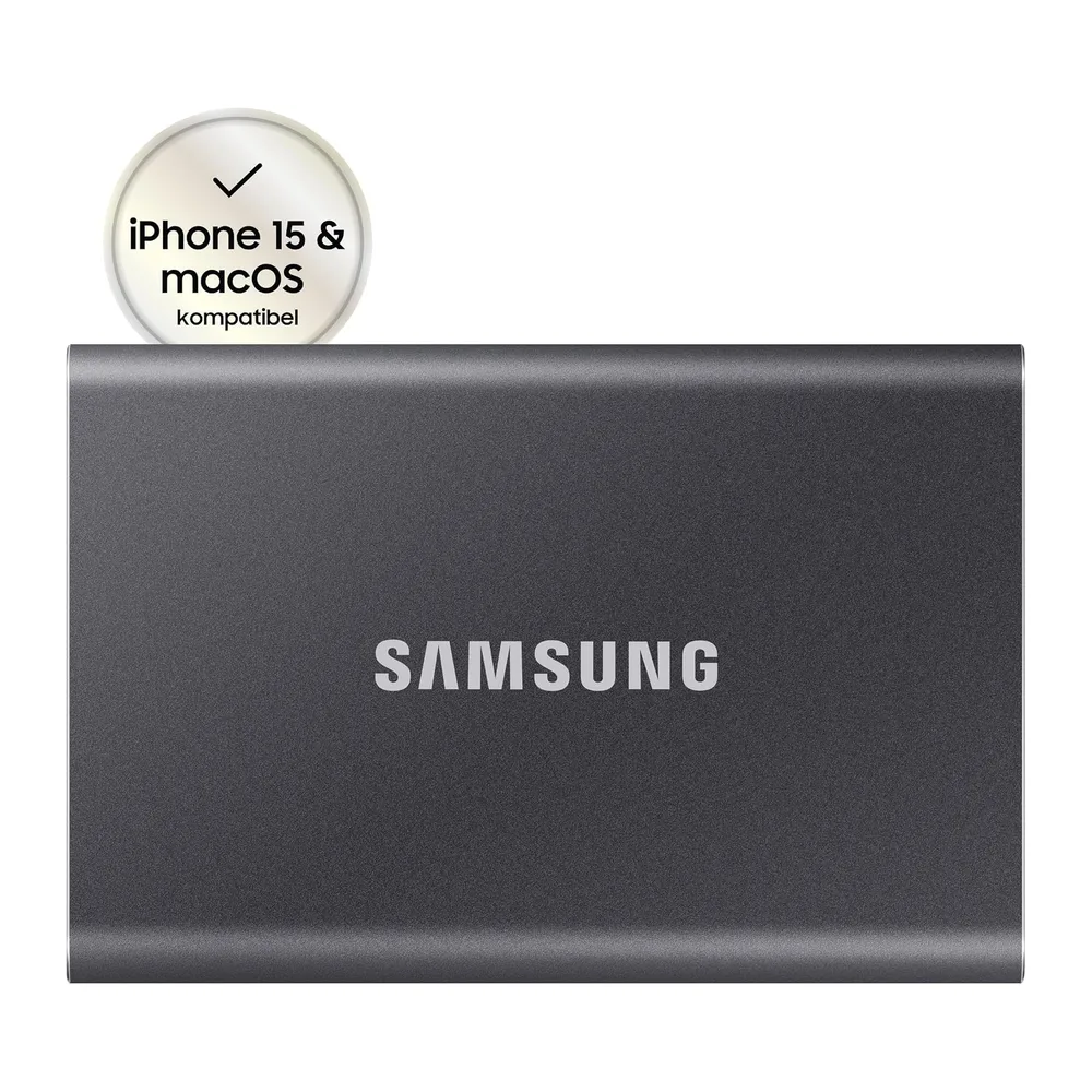 Samsung Portable SSD T7 (MU-PC1T0T/WW) 1 TB USB 3.2 Gen.2 1050 MB/s Lectura 1000 MB/s Escritura Disco duro — 3