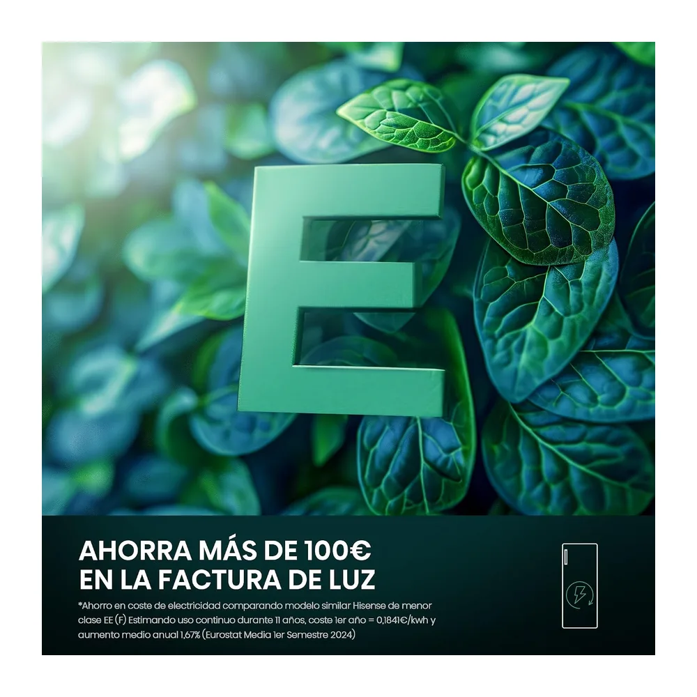 Hisense Congelador FV191N4AW2, TotalNoFrost/Superfreeze/ Alarma de puerta, Multiflow 360°/ BigBox/ 143,4 cm/ — 4