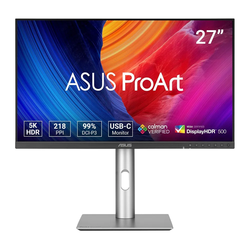 ASUS ProArt PA27JCV - Monitor USB-C para Mac 5K de 27" [Clase de eficiencia energética F]