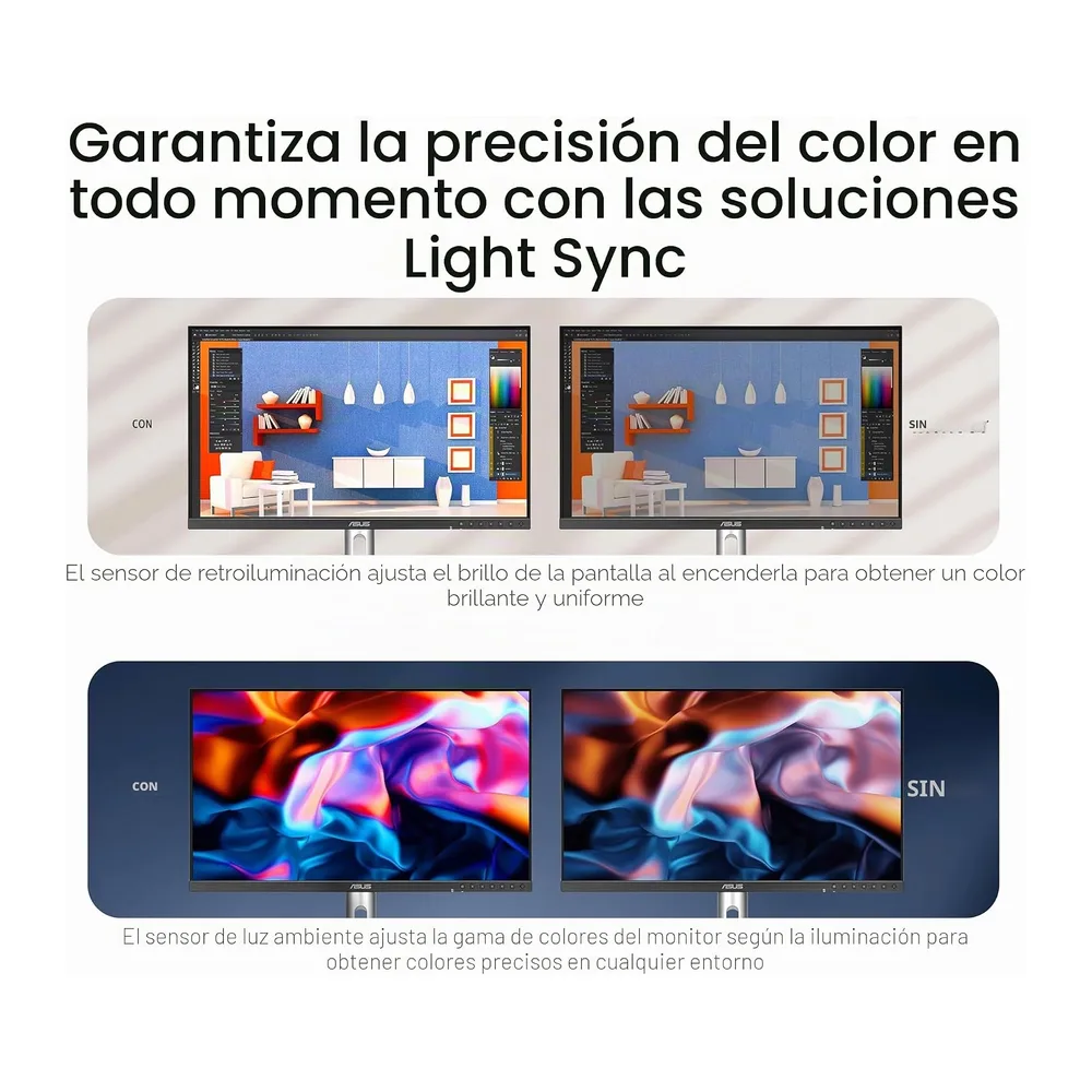ASUS ProArt PA27JCV - Monitor USB-C para Mac 5K de 27" [Clase de eficiencia energética F] — 4