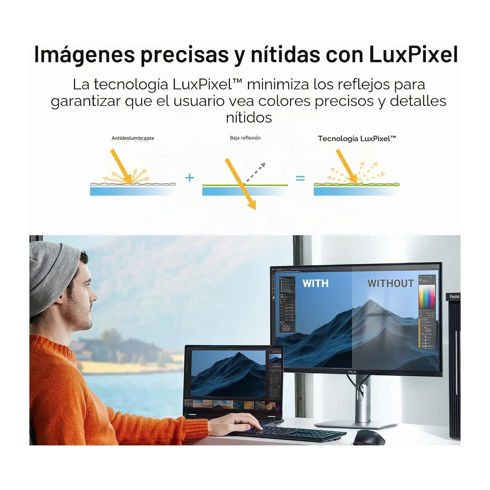 ASUS ProArt PA27JCV - Monitor USB-C para Mac 5K de 27" [Clase de eficiencia energética F] — 5