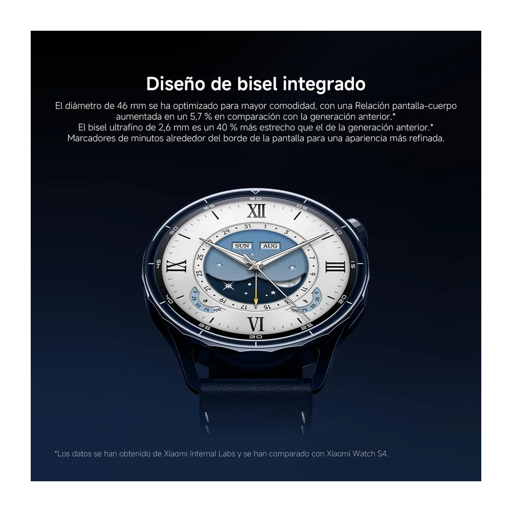 XIAOMI Watch S5 46 mm, smartwatch Hombre y Mujer, GPS, 21 días, Negro — 4