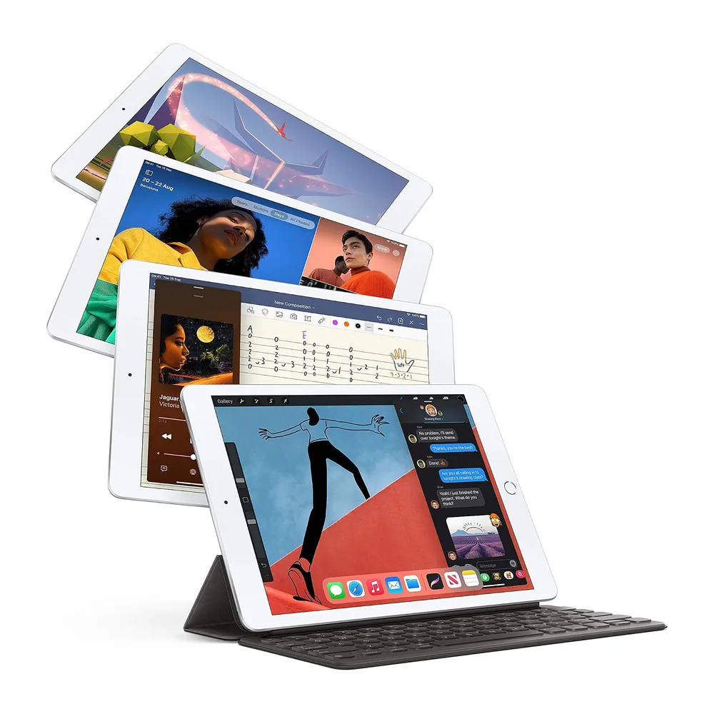 Apple iPad 10.2-Pulgadas, Wi-Fi, 128GB (2020) Gris Espacial (Reacondicionado) — 4