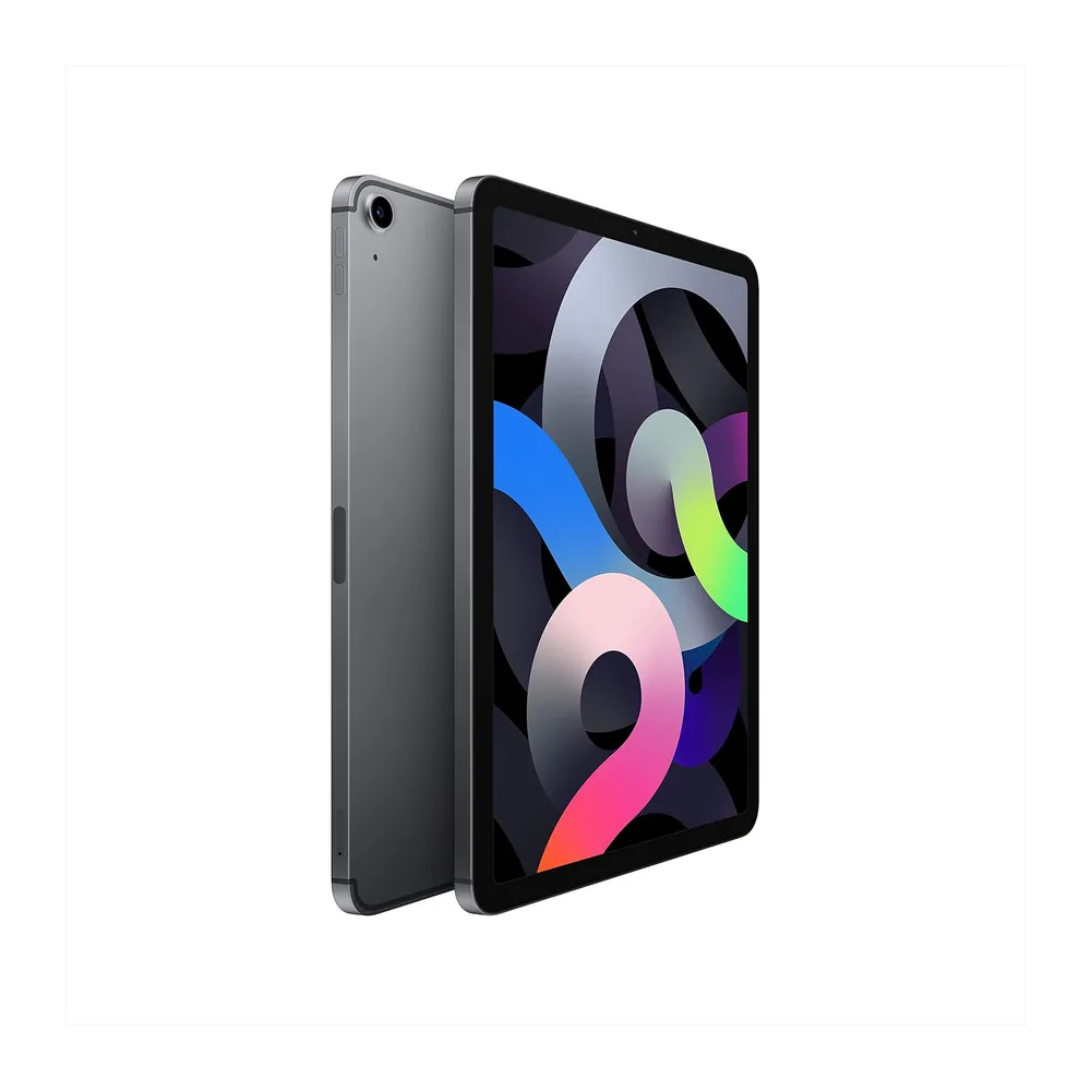 Apple iPad Air (4.ª Generación, 10.9-Pulgadas, 2020), 64GB, Wi-Fi + Cellular, Gris Espacial (Reacondicionado) — 2