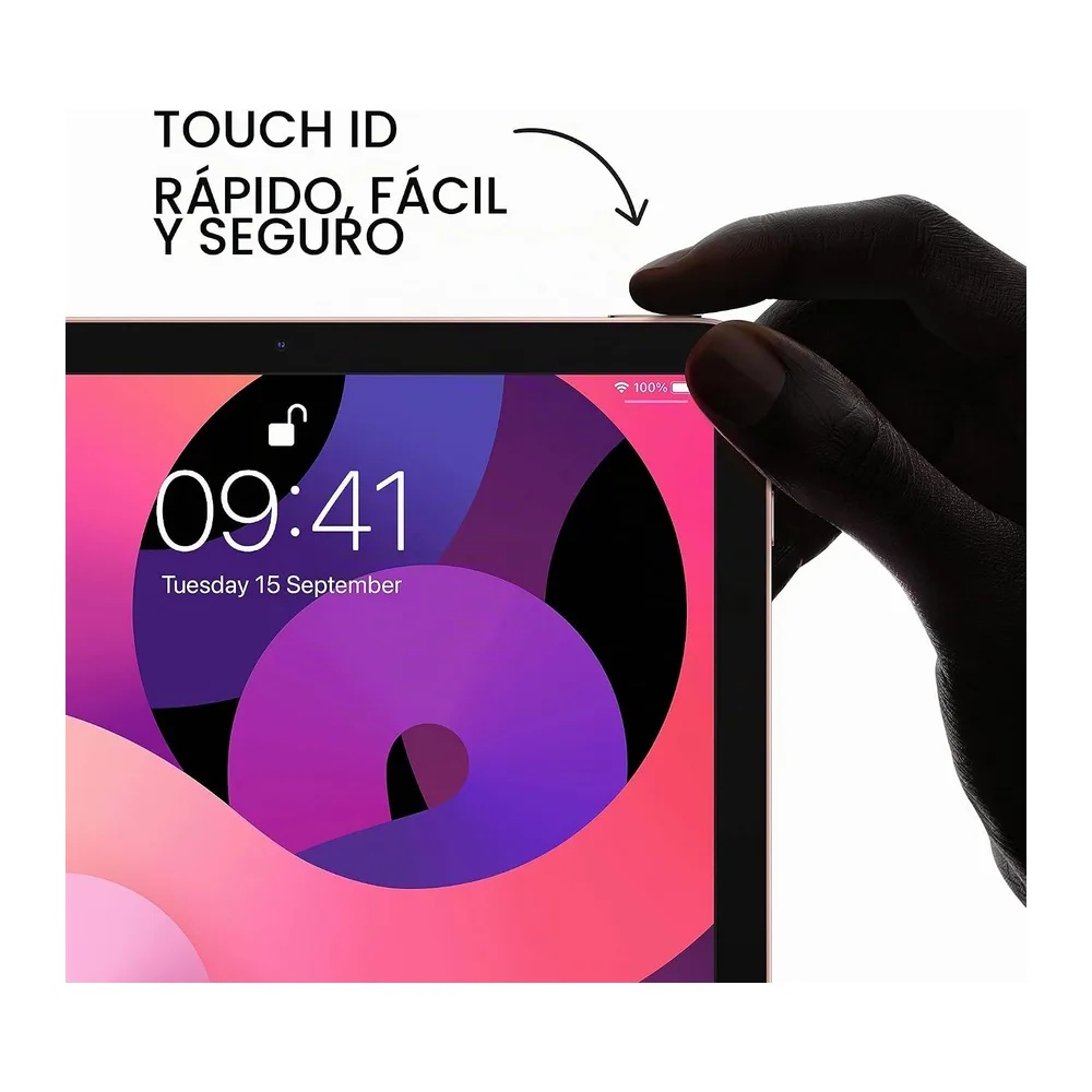 Apple iPad Air (4.ª Generación, 10.9-Pulgadas, 2020), 64GB, Wi-Fi + Cellular, Gris Espacial (Reacondicionado) — 3
