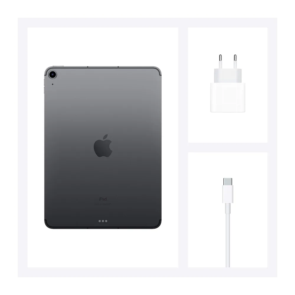 Apple iPad Air (4.ª Generación, 10.9-Pulgadas, 2020), 64GB, Wi-Fi + Cellular, Gris Espacial (Reacondicionado) — 6