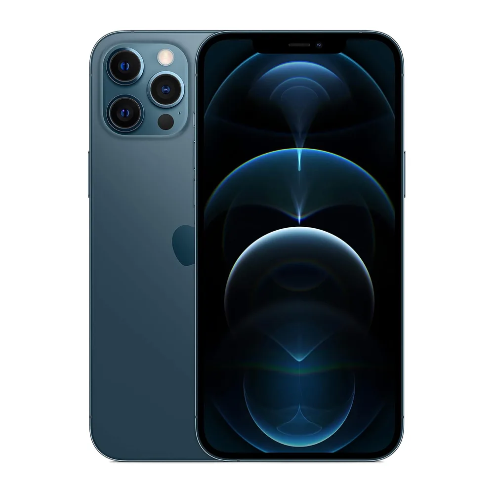 Apple iPhone 12 Pro Max, 128GB, Azul Pacifico - (Reacondicionado)