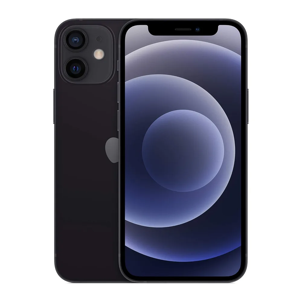 Apple iPhone 12 mini, 64GB, Negro - (Reacondicionado)