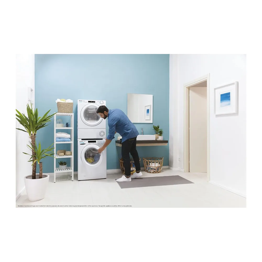 Candy Smart Pro CSOE H10A2TE-S, Secadora 10KG, Bomba Calor, Pantalla Smart Text, WiFi, App hOn, 7 Ciclos — 2