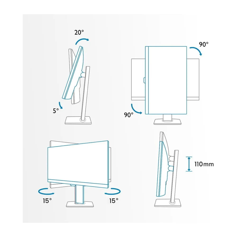 BenQ PD2705U Monitor de diseño (tecnología AQCOLOR — 4