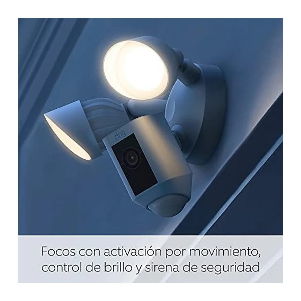 Ring cámara Plus con focos cableada (Floodlight Cam Wired Plus) — 4