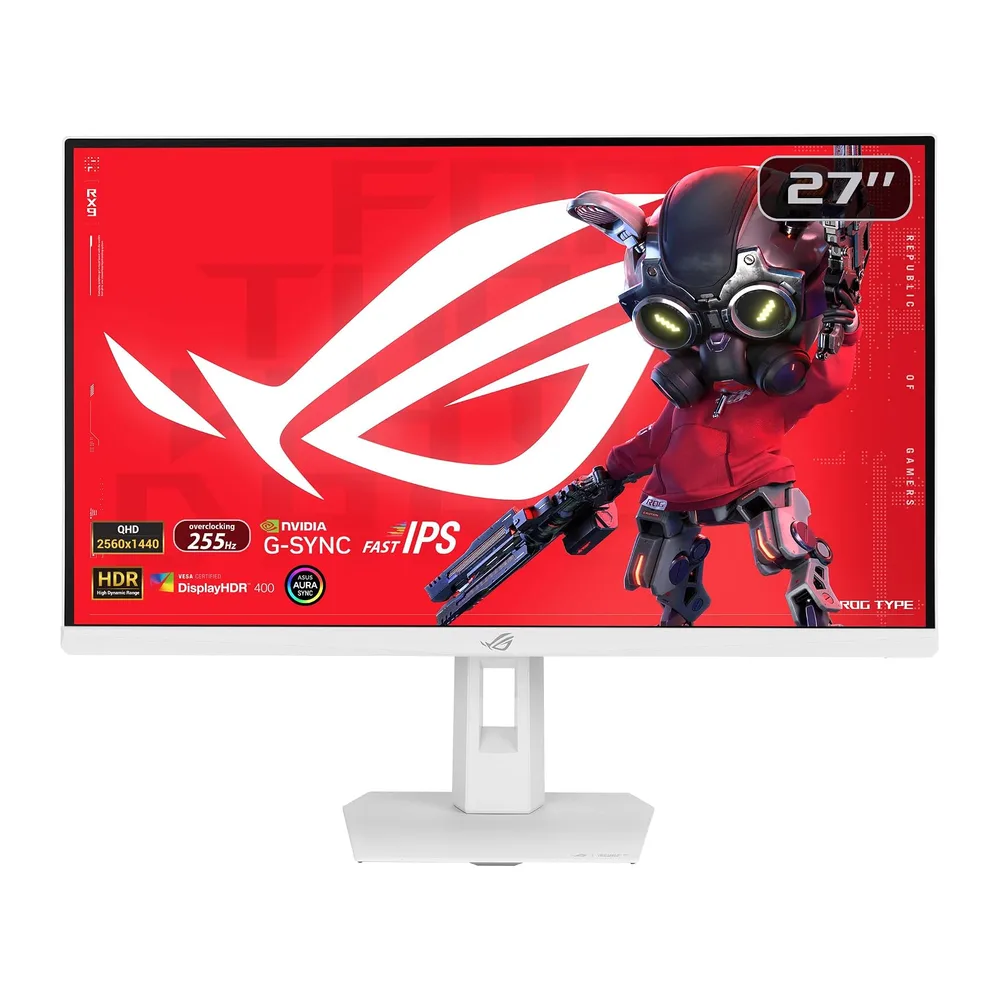 ASUS ROG Strix XG27ACMES-W - Monitor gaming de 27" (2560 x 1440, 255 Hz OC, 0,3 ms, Fast IPS, Extreme Low — 2