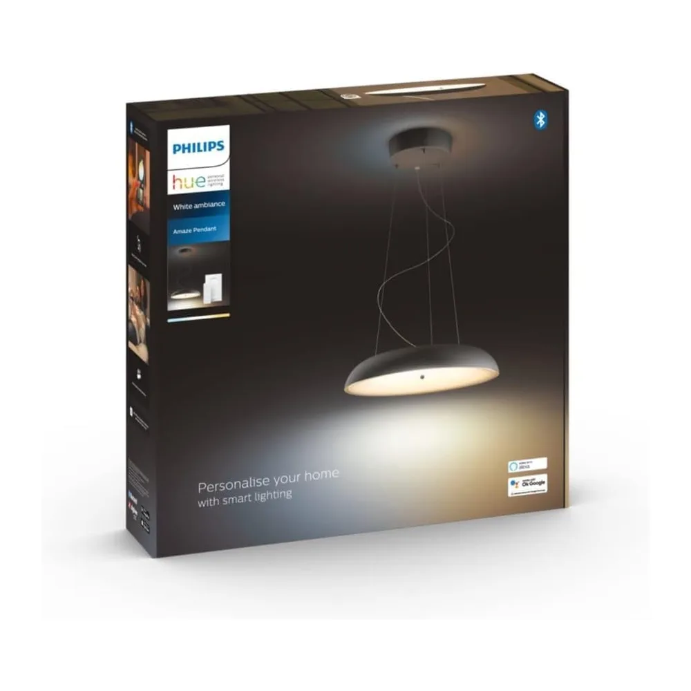 Philips Hue – Lámpara inteligente, Hue Amaze, Lámpara Colgante LED Inteligente, Luz Blanca de Cálida a Frí­a, — 2
