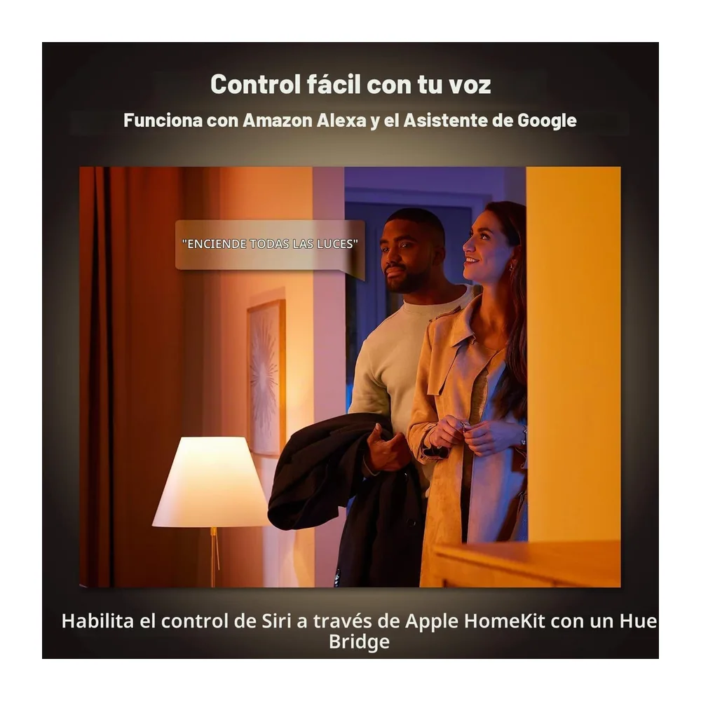 Philips Hue – Lámpara inteligente, Hue Amaze, Lámpara Colgante LED Inteligente, Luz Blanca de Cálida a Frí­a, — 5