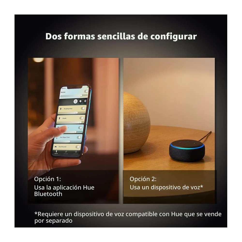 Philips Hue – Lámpara inteligente, Hue Amaze, Lámpara Colgante LED Inteligente, Luz Blanca de Cálida a Frí­a, — 6