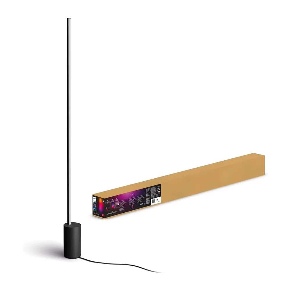 Philips Hue Gradient Signe – Lámpara inteligente, Lámpara de Pie LED Inteligente, Luz Blanca y Luces de