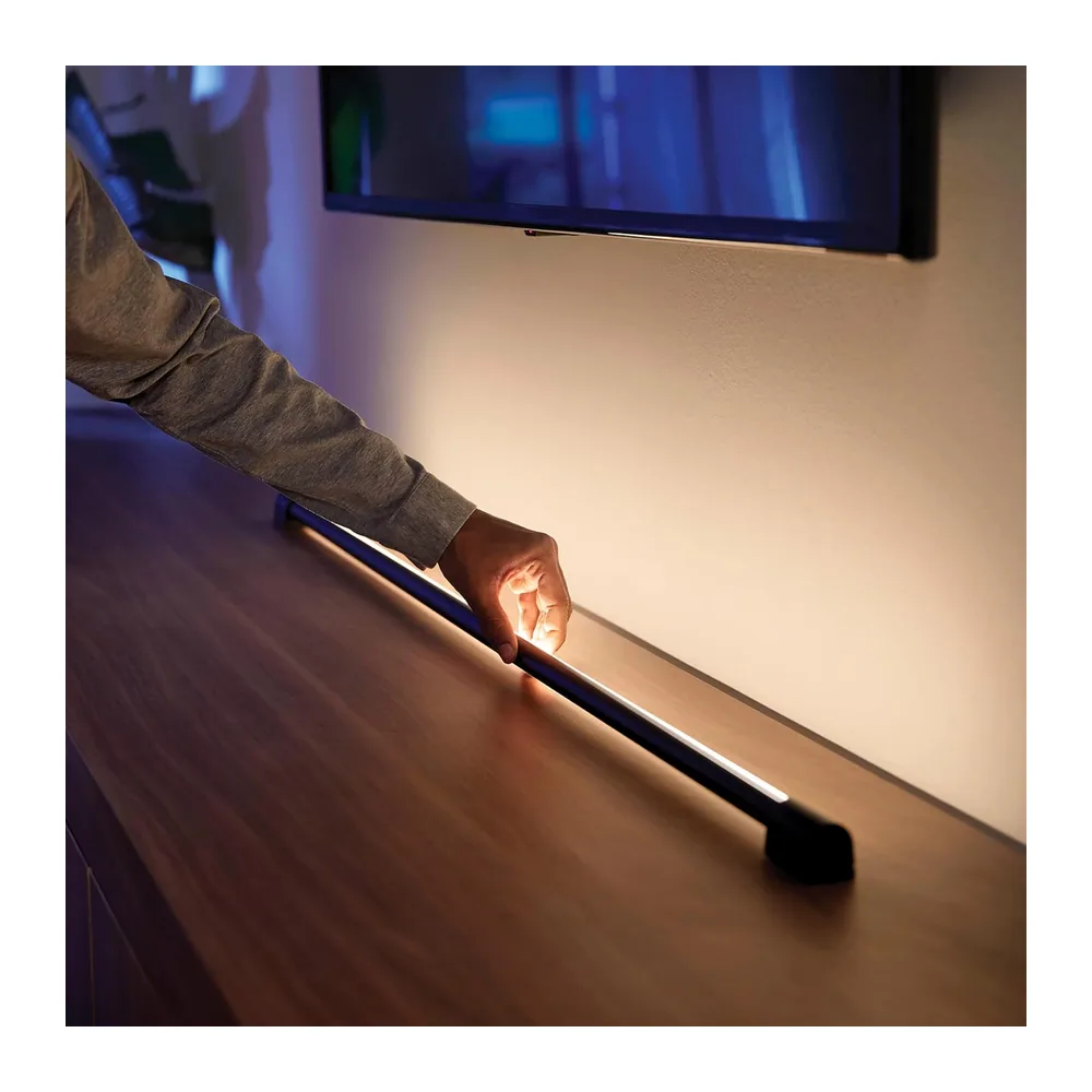 Philips Hue – Lámpara inteligente, Hue Play, Tubo de Mesa LED Inteligente, Luz Blanca y de Colores, — 2