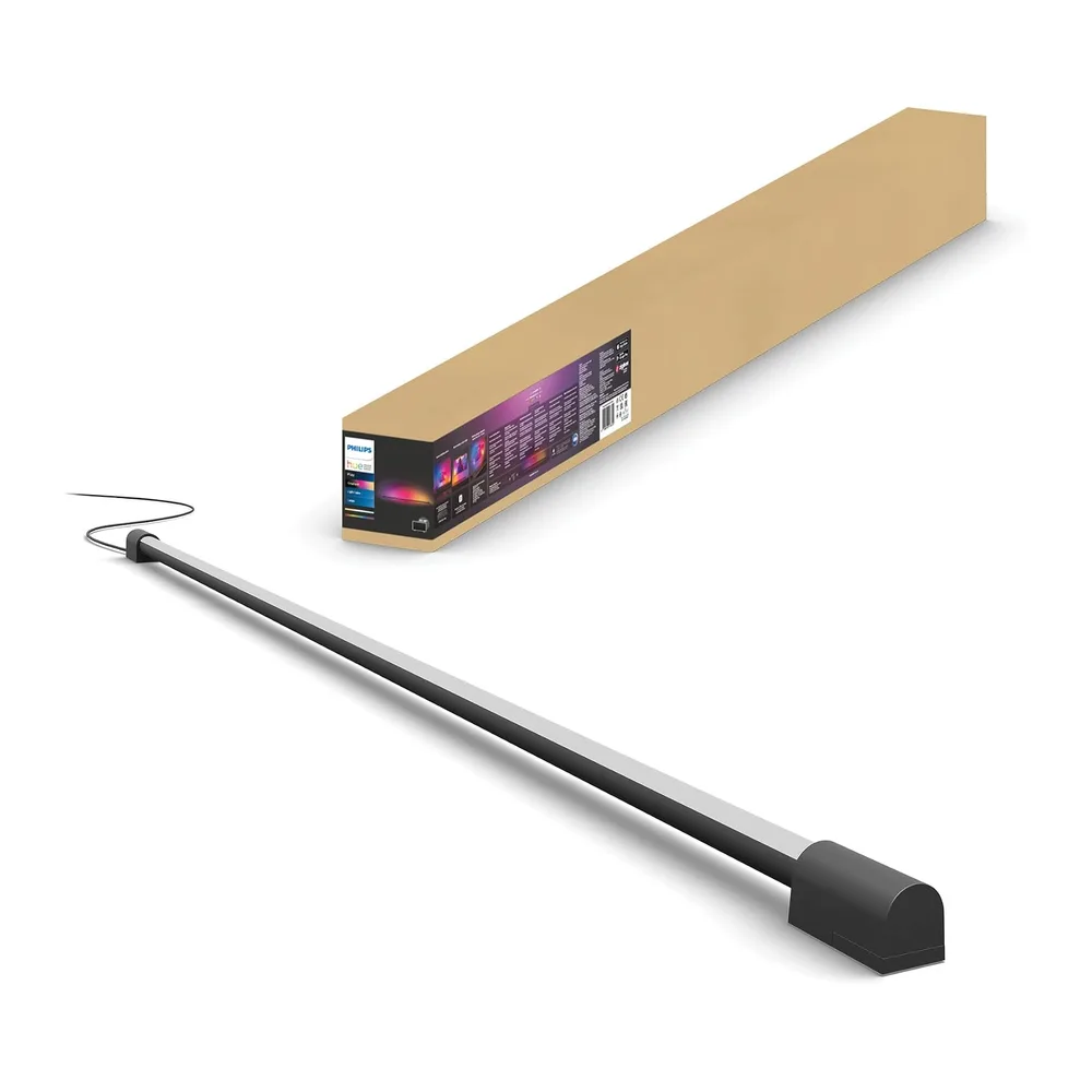 Philips Hue – Lámpara inteligente, Hue Play, Tubo de Mesa LED Inteligente, Luz Blanca y de Colores, — 4