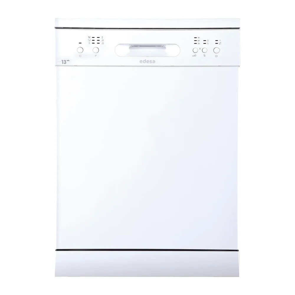 Edesa Lavavajillas de Libre Instalación, EDW-6130 WH, Ancho de 60 cm, 6 Programas, Clase de Eficiencia