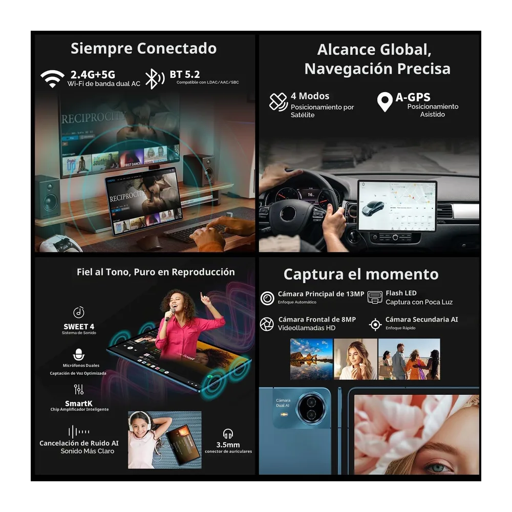 TECLAST T70 Tablet 14" 2.2K G100 2.2GHz Octa-Core — 4