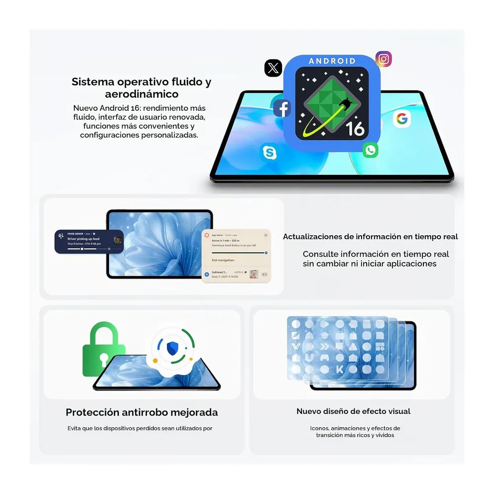 TECLAST M50T Tablet 10" Android 16,Tablet con Lapiz y Funda,WiFi 6 — 4