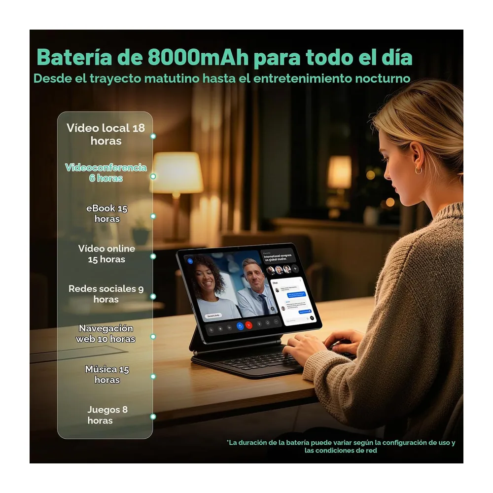 TECLAST P50T Tablet 11" 90Hz Android 16, 128GB+5TB 8000mAh BT 5.2 WiFi 6 — 6