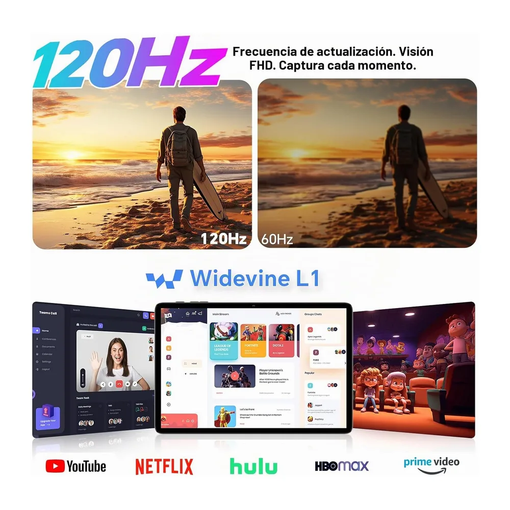 TECLAST P30T Tablet 10" Android 16, 120Hz Tablet con Lápiz y Funda,128GB — 2