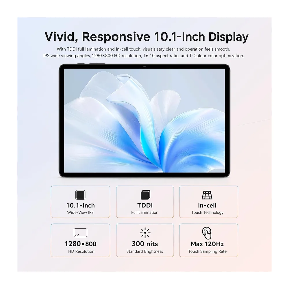 TECLAST P30T Tablet 10" Android 16, 120Hz Tablet con Lápiz y Funda,128GB — 4