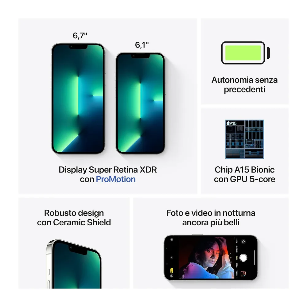 Apple iPhone 13 Pro 128 GB - Plata (Reacondicionado) — 5