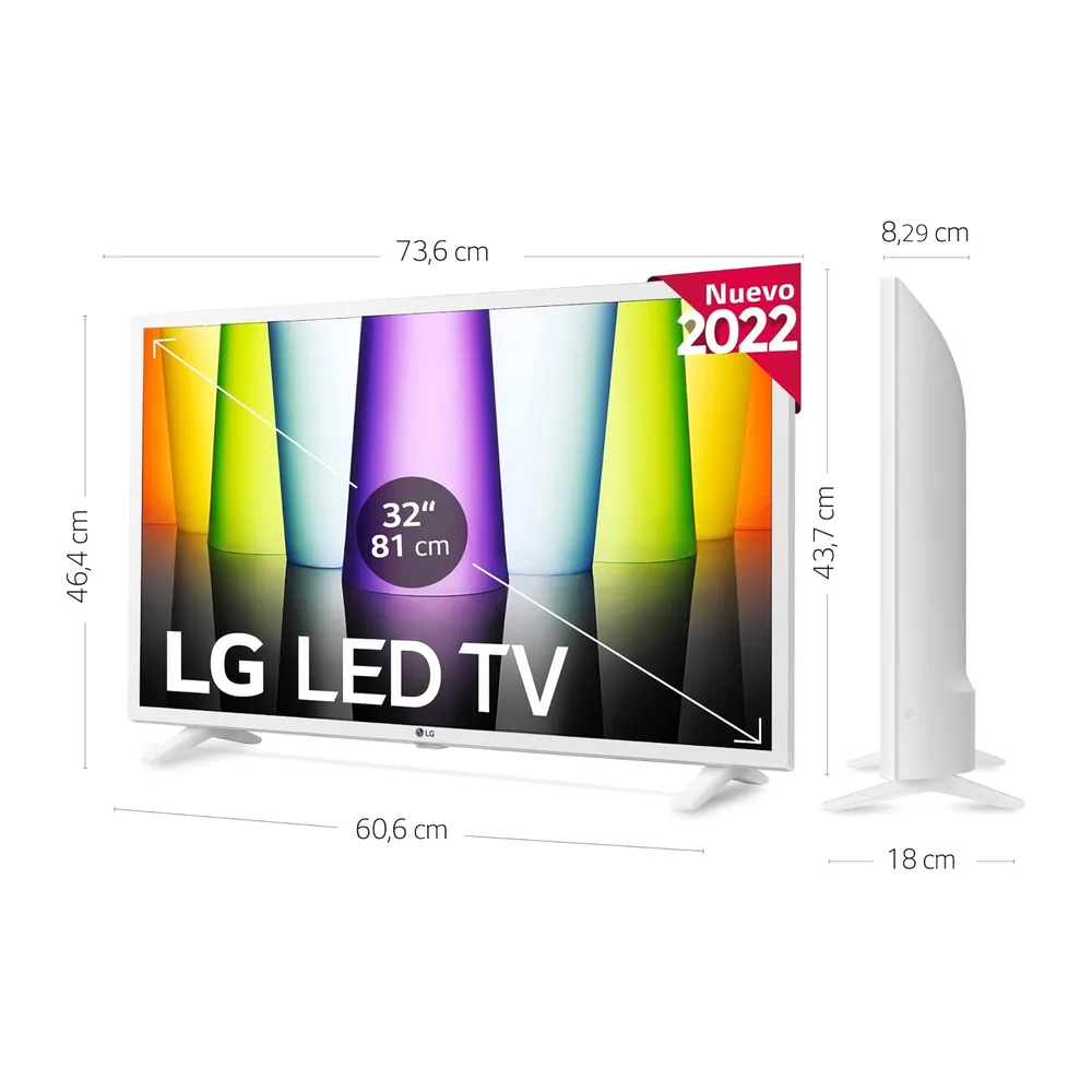 LG Televisor LG 32LQ63806LC - Smart TV webOS22 32 Pulgadas (81 cm) FHD, Procesador de Gran Potencia a5 Gen 5, — 2